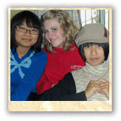 Becca volunteered in China