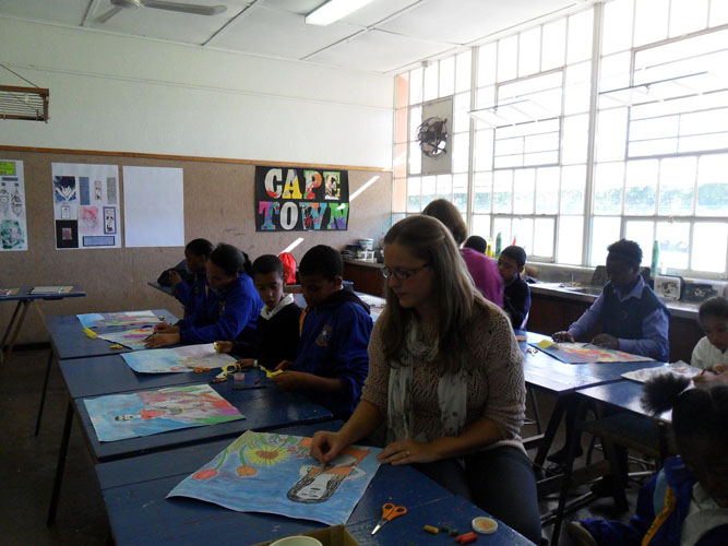 Joining in at the Arts Centre Trip