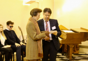 Patron HRH Princess Anne presenting the Award