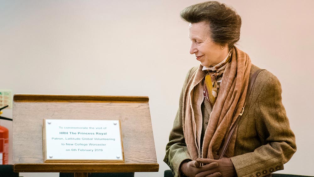 HRH Princess Royal Lattitude