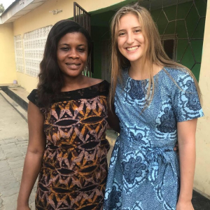 Daniela & Host Mother Ghana